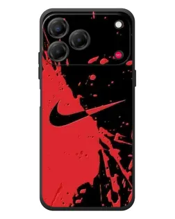 Чехол для ZTE Nubia V80 Design с картинкой «Красные брызги Nike» Чехол для ZTE Nubia V80 Design с картинкой «Красные брызги Nike»