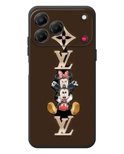 Чехол для ZTE Nubia V80 Design с картинкой «LV и Микки Маус»
