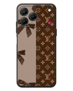 Чехол для ZTE Nubia V80 Design с картинкой «Louis Vuitton — банты»
