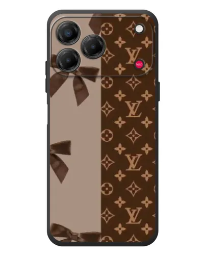 Чехол для ZTE Nubia V80 Design с картинкой «Louis Vuitton — банты»