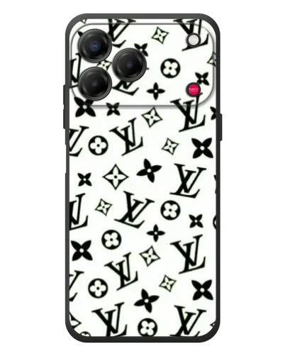 Чехол для ZTE Nubia V80 Design с картинкой «Монохромный хаос LV»