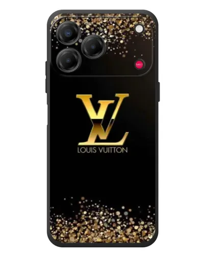 Чехол для ZTE Nubia V80 Design с картинкой «LV — золотые искры»