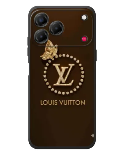 Чехол для ZTE Nubia V80 Design с картинкой «LV — золотая печать»