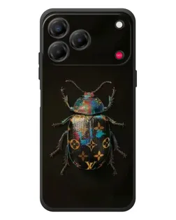 Чехол для ZTE Nubia V80 Design с картинкой «LV — мраморный принт»