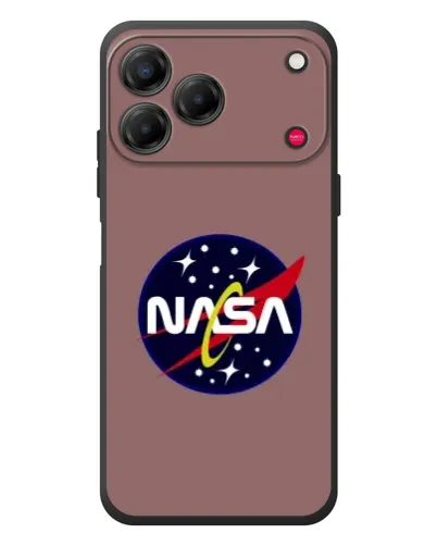 Чехол для ZTE Nubia V80 Design с картинкой «NASA — ретро космос»