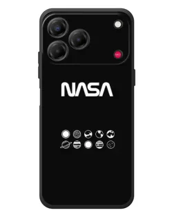 Чехол для ZTE Nubia V80 Design с картинкой «NASA — технический принт» Чехол для ZTE Nubia V80 Design с картинкой «NASA — технический принт»