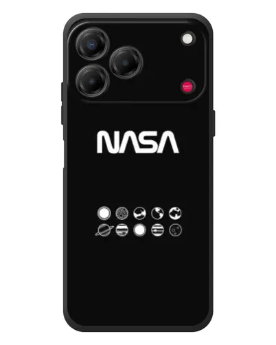 Чехол для ZTE Nubia V80 Design с картинкой «NASA — технический принт»