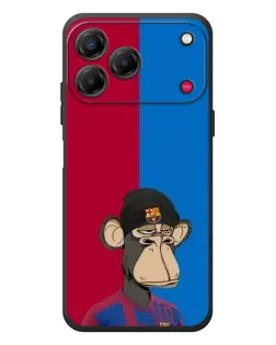 Чехол для ZTE Nubia V80 Design с картинкой «Bored Ape — фанат Барсы» Чехол для ZTE Nubia V80 Design с картинкой «Bored Ape — фанат Барсы»