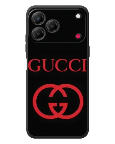 Чехол для ZTE Nubia V80 Design с картинкой «Gucci — красный логотип»