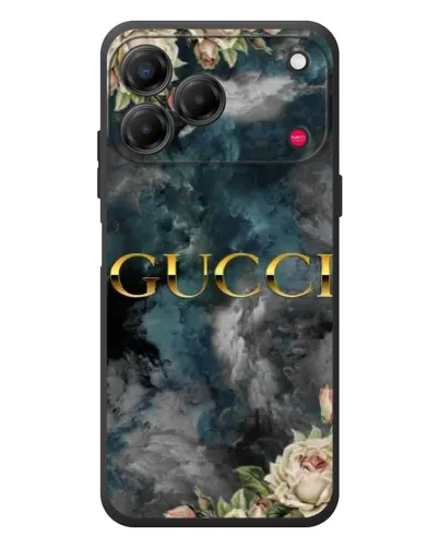 Чехол для ZTE Nubia V80 Design с картинкой «Абстрактные цветы Gucci»