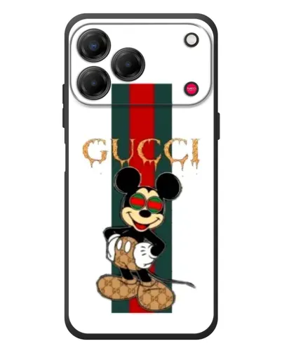 Чехол для ZTE Nubia V80 Design с картинкой «Микки Маус Gucci — полосы»