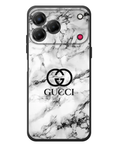 Чехол для ZTE Nubia V80 Design с картинкой «Gucci — мраморный шик»