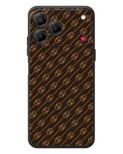 Чехол для ZTE Nubia V80 Design с картинкой «Gucci — золотые диагонали» Чехол для ZTE Nubia V80 Design с картинкой «Gucci — золотые диагонали»