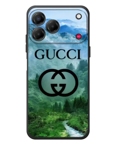 Чехол для ZTE Nubia V80 Design с картинкой «Gucci — горный пейзаж»