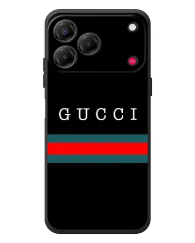 Чехол для ZTE Nubia V80 Design с картинкой «Gucci — красный пояс»