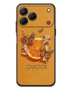 Чехол для ZTE Nubia V80 Design с картинкой «Gucci — золотые бабочки» Чехол для ZTE Nubia V80 Design с картинкой «Gucci — золотые бабочки»
