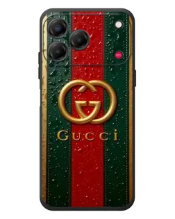 Чехол для ZTE Nubia V80 Design с картинкой «Gucci — фирменная полоса и золото» Чехол для ZTE Nubia V80 Design с картинкой «Gucci — фирменная полоса и золото»