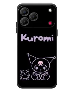 Чехол для ZTE Nubia V80 Design с картинкой «Kuromi — черный минимализм» Чехол для ZTE Nubia V80 Design с картинкой «Kuromi — черный минимализм»