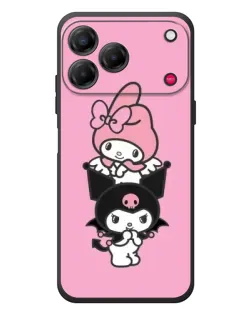 Чехол для ZTE Nubia V80 Design с картинкой «My Melody и Kuromi» Чехол для ZTE Nubia V80 Design с картинкой «My Melody и Kuromi»