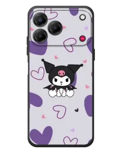 Чехол для ZTE Nubia V80 Design с картинкой «Kuromi и лавандовые сердца» Чехол для ZTE Nubia V80 Design с картинкой «Kuromi и лавандовые сердца»