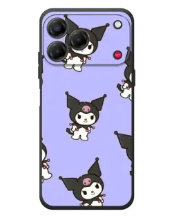 Чехол для ZTE Nubia V80 Design с картинкой «Паттерн с Kuromi» Чехол для ZTE Nubia V80 Design с картинкой «Паттерн с Kuromi»