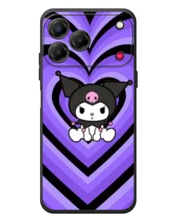 Чехол для ZTE Nubia V80 Design с картинкой «Kuromi и фиолетовые сердца» Чехол для ZTE Nubia V80 Design с картинкой «Kuromi и фиолетовые сердца»