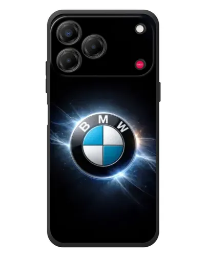 Чехол для ZTE Nubia V80 Design с картинкой «BMW — неоновое сияние»