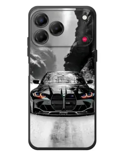 Чехол для ZTE Nubia V80 Design с картинкой «BMW — акварельный дрифт» Чехол для ZTE Nubia V80 Design с картинкой «BMW — акварельный дрифт»