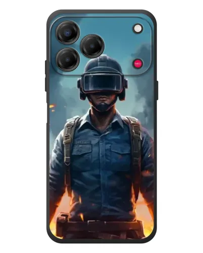 Чехол для ZTE Nubia V80 Design с картинкой «PUBG — реалистичный герой»