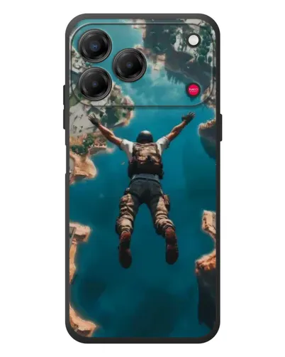 Чехол для ZTE Nubia V80 Design с картинкой «PUBG — свободное падение»