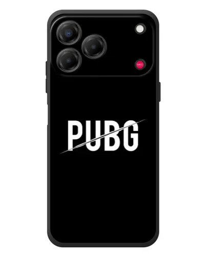 Чехол для ZTE Nubia V80 Design с картинкой «PUBG — белый логотип»