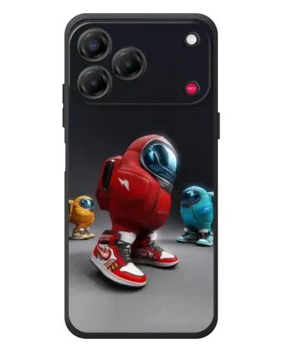 Чехол для ZTE Nubia V80 Design с картинкой «Among Us — 3D стиль»