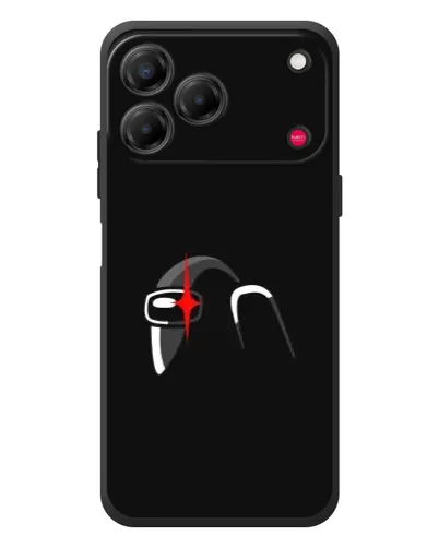 Чехол для ZTE Nubia V80 Design с картинкой «Among Us шлем»