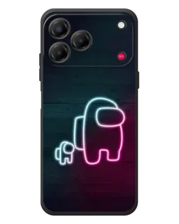 Чехол для ZTE Nubia V80 Design с картинкой «Among Us неон-арт» Чехол для ZTE Nubia V80 Design с картинкой «Among Us неон-арт»