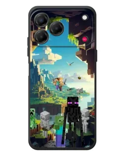 Чохол для ZTE Nubia V80 Design з картинкою «Ендермен у лісі» Чохол для ZTE Nubia V80 Design з картинкою «Ендермен у лісі»