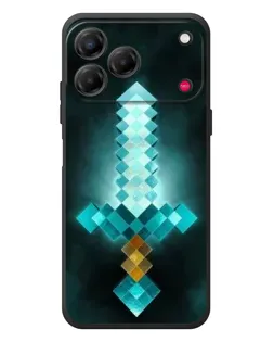 Чохол для ZTE Nubia V80 Design з картинкою «Алмазний меч неон» Чохол для ZTE Nubia V80 Design з картинкою «Алмазний меч неон»