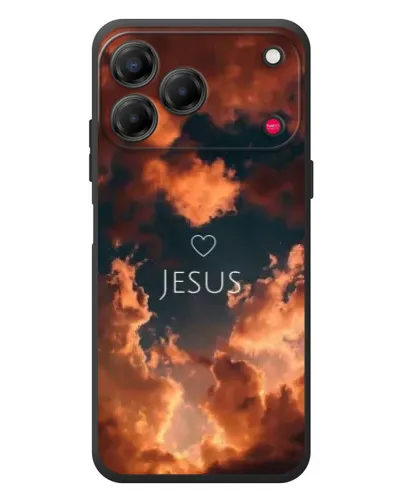 Чехол для ZTE Nubia V80 Design с картинкой «Сияние Имени Jesus»