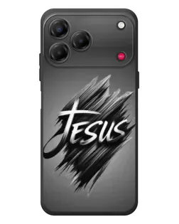 Чехол для ZTE Nubia V80 Design с картинкой «Надпись Jesus Graffiti»