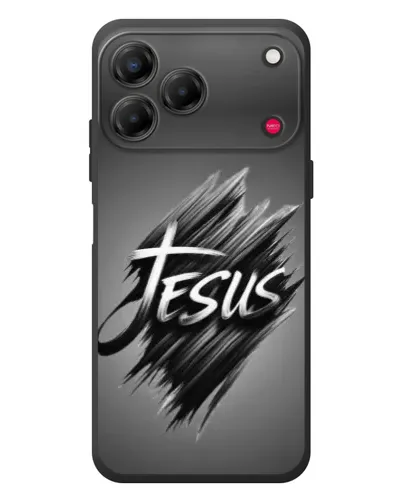 Чехол для ZTE Nubia V80 Design с картинкой «Надпись Jesus Graffiti»
