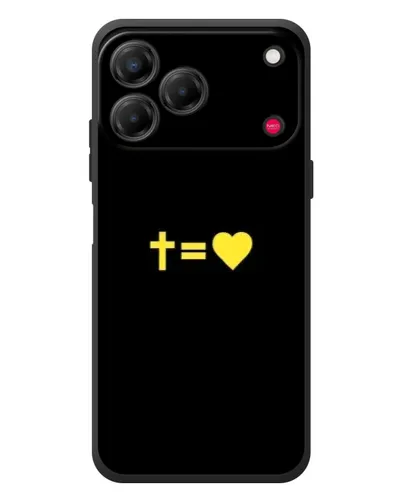 Чехол для ZTE Nubia V80 Design с картинкой «Сердце и Крест»