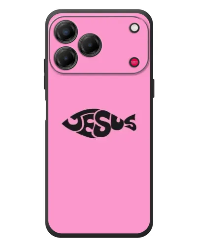Чехол для ZTE Nubia V80 Design с картинкой «Розовый символ  Jesus»