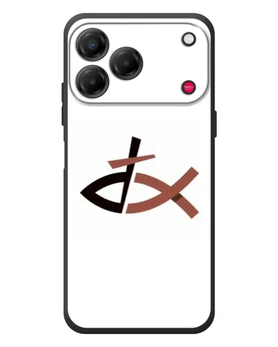 Чехол для ZTE Nubia V80 Design с картинкой «Рыба и крест»