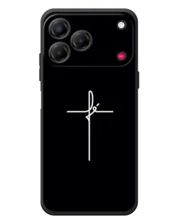 Чехол для ZTE Nubia V80 Design с картинкой «Тонкий крест»