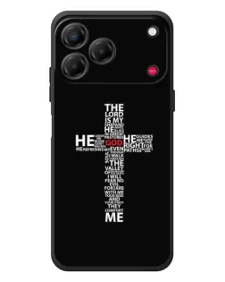 Чехол для ZTE Nubia V80 Design с картинкой «Текстовый крест»