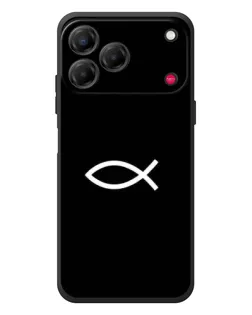 Чехол для ZTE Nubia V80 Design с картинкой «Символ рыбы Jesus»
