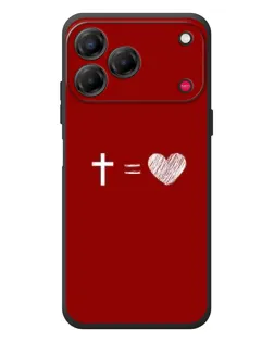 Чехол для ZTE Nubia V80 Design с картинкой «Уравнение любви»