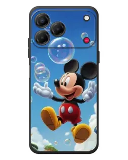 Чехол для ZTE Nubia V80 Design с картинкой «Mickey и мыльные пузыри»