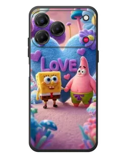 Чехол для ZTE Nubia V80 Design с картинкой «Губка Боб Патрик»