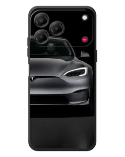 Чехол для ZTE Nubia V80 Design с картинкой «Tesla Model S Look» Чехол для ZTE Nubia V80 Design с картинкой «Tesla Model S Look»