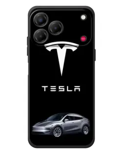 Чехол для ZTE Nubia V80 Design с картинкой «Tesla Model Y» Чехол для ZTE Nubia V80 Design с картинкой «Tesla Model Y»